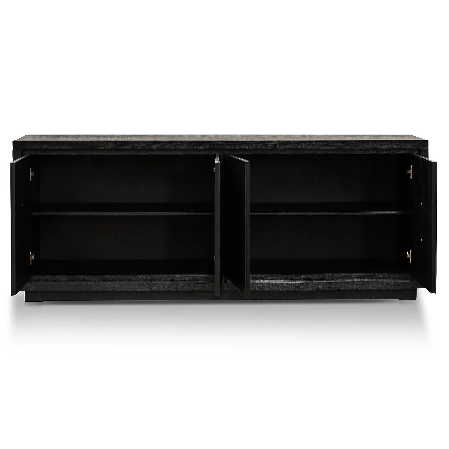 2m Buffet Unit - Textured Espresso Black