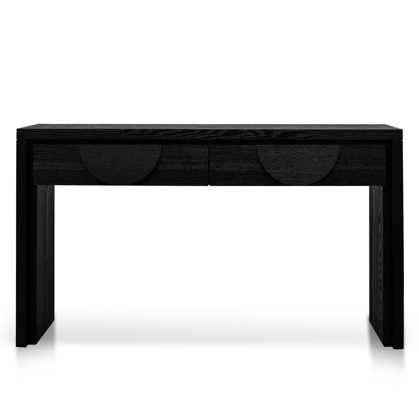 Console Table - Textured Espresso Black