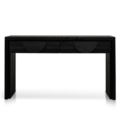 Console Table - Textured Espresso Black