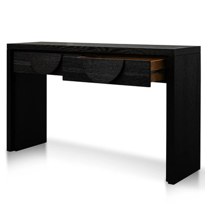 Console Table - Textured Espresso Black