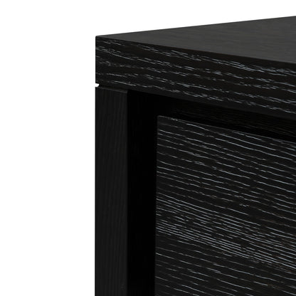 Console Table - Textured Espresso Black