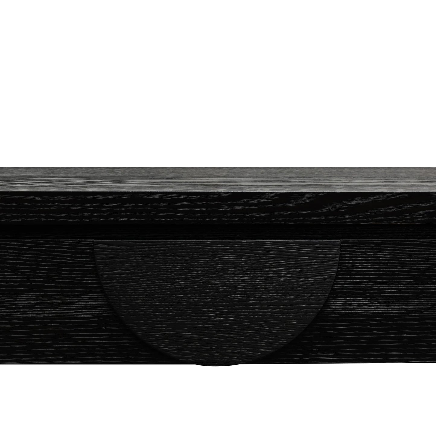 Console Table - Textured Espresso Black