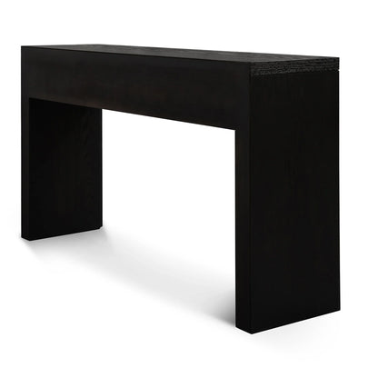 Console Table - Textured Espresso Black