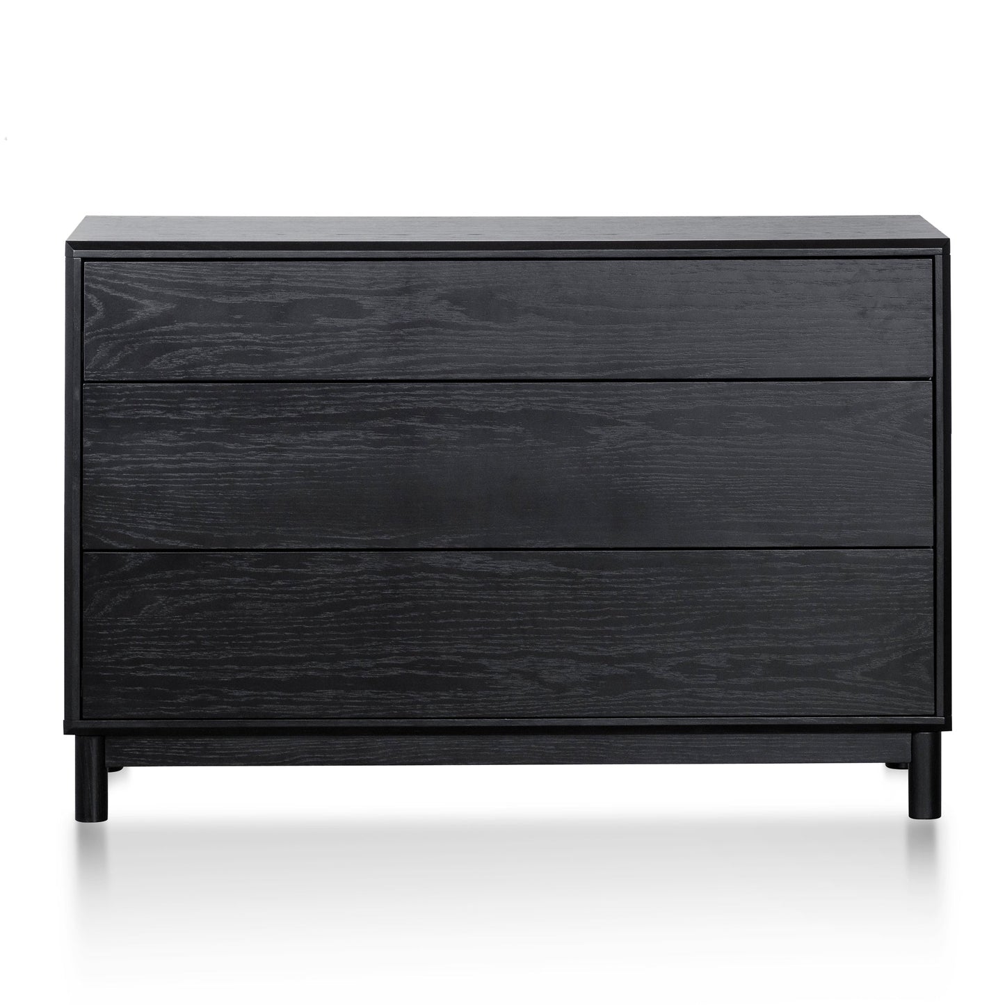 3 Drawers Dresser Unit - Black Oak