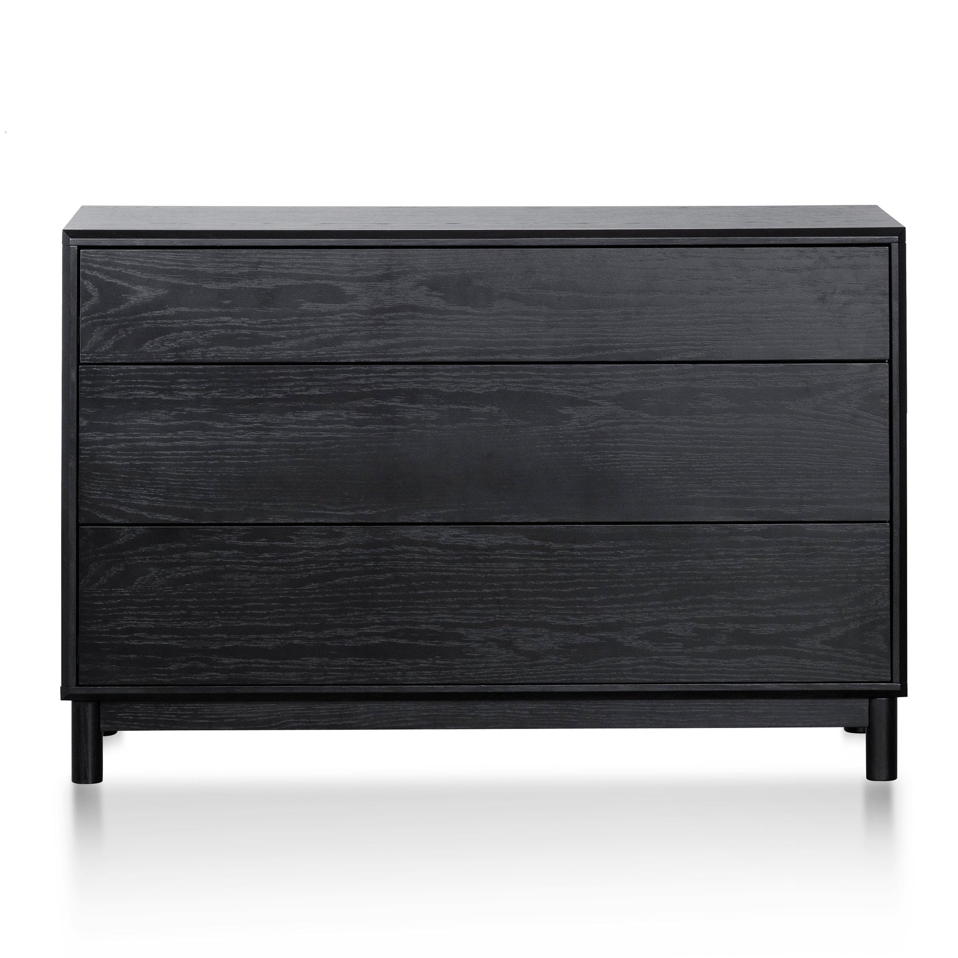 3 Drawers Dresser Unit - Black Oak