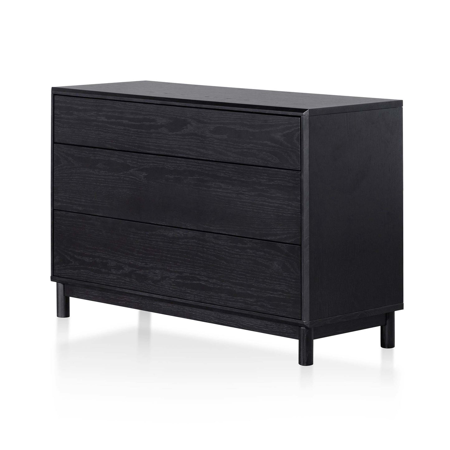 3 Drawers Dresser Unit - Black Oak