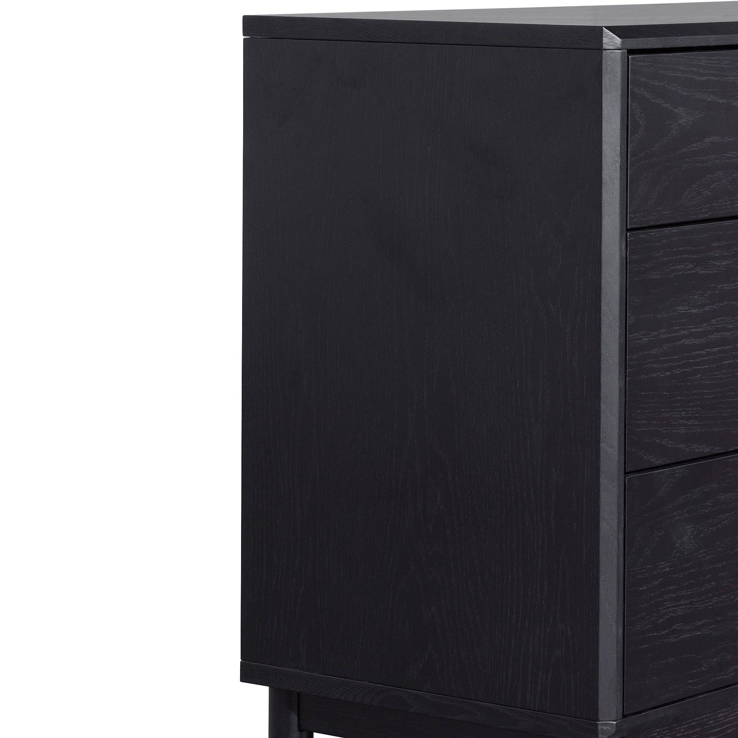 3 Drawers Dresser Unit - Black Oak