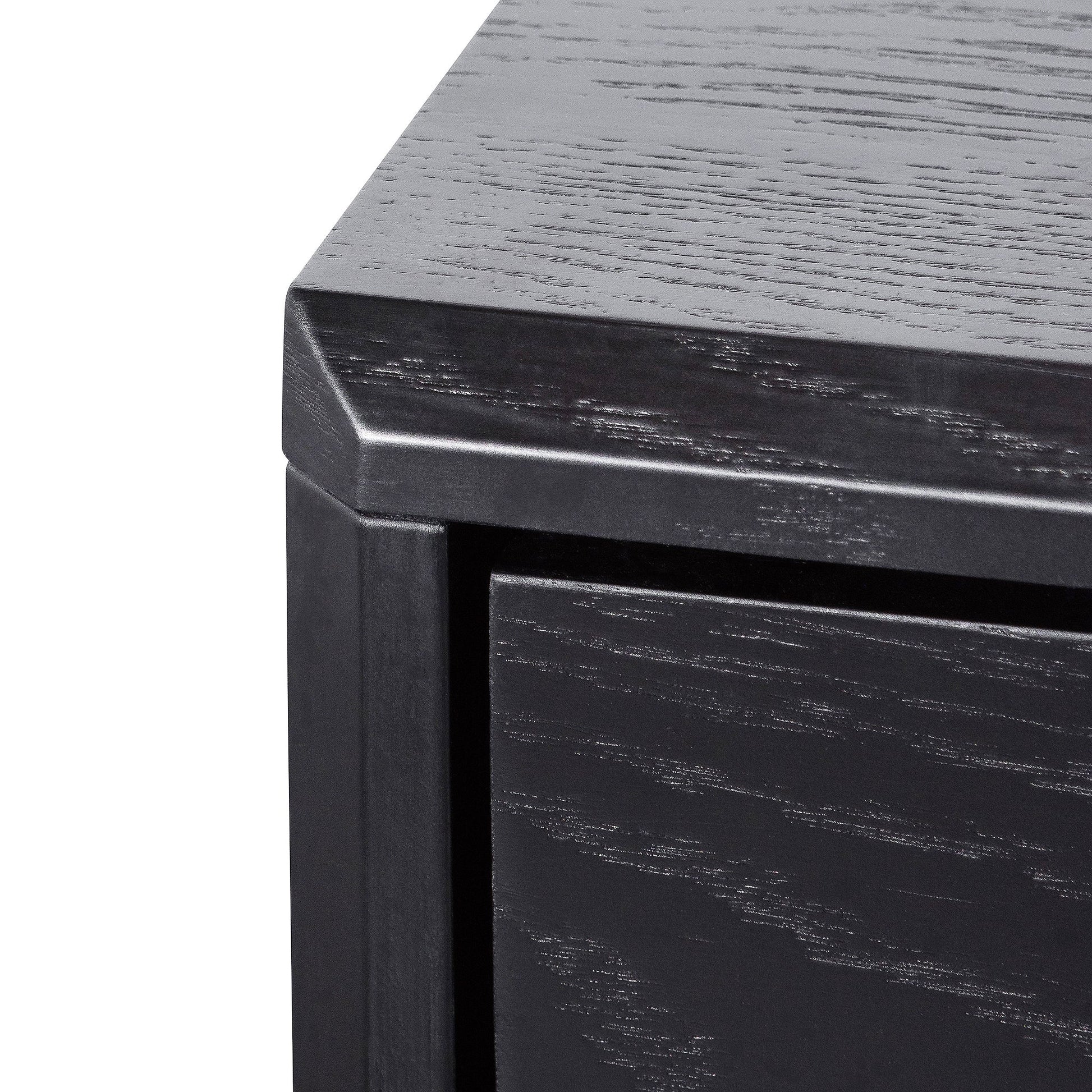 3 Drawers Dresser Unit - Black Oak