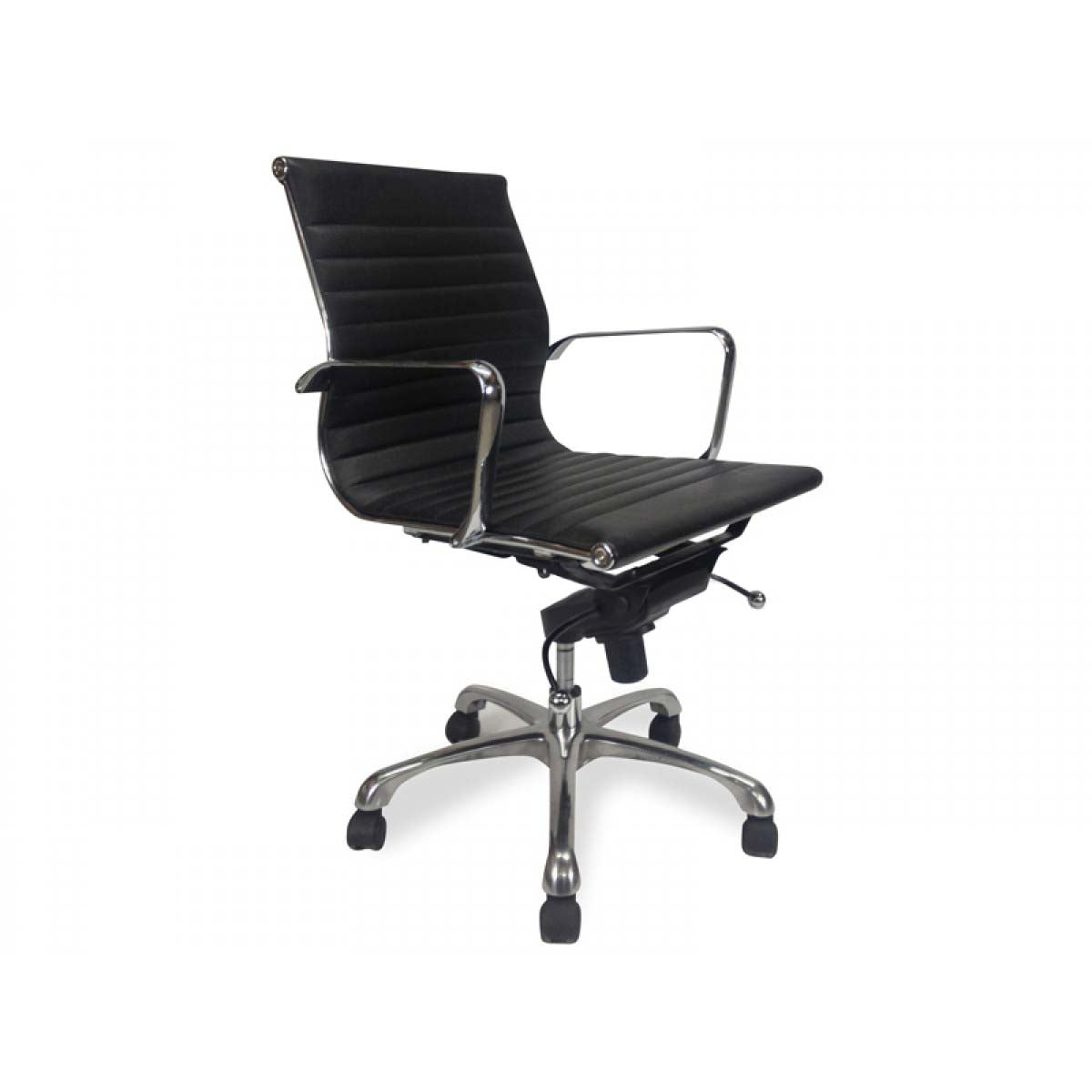 Leather Office Chair - Black