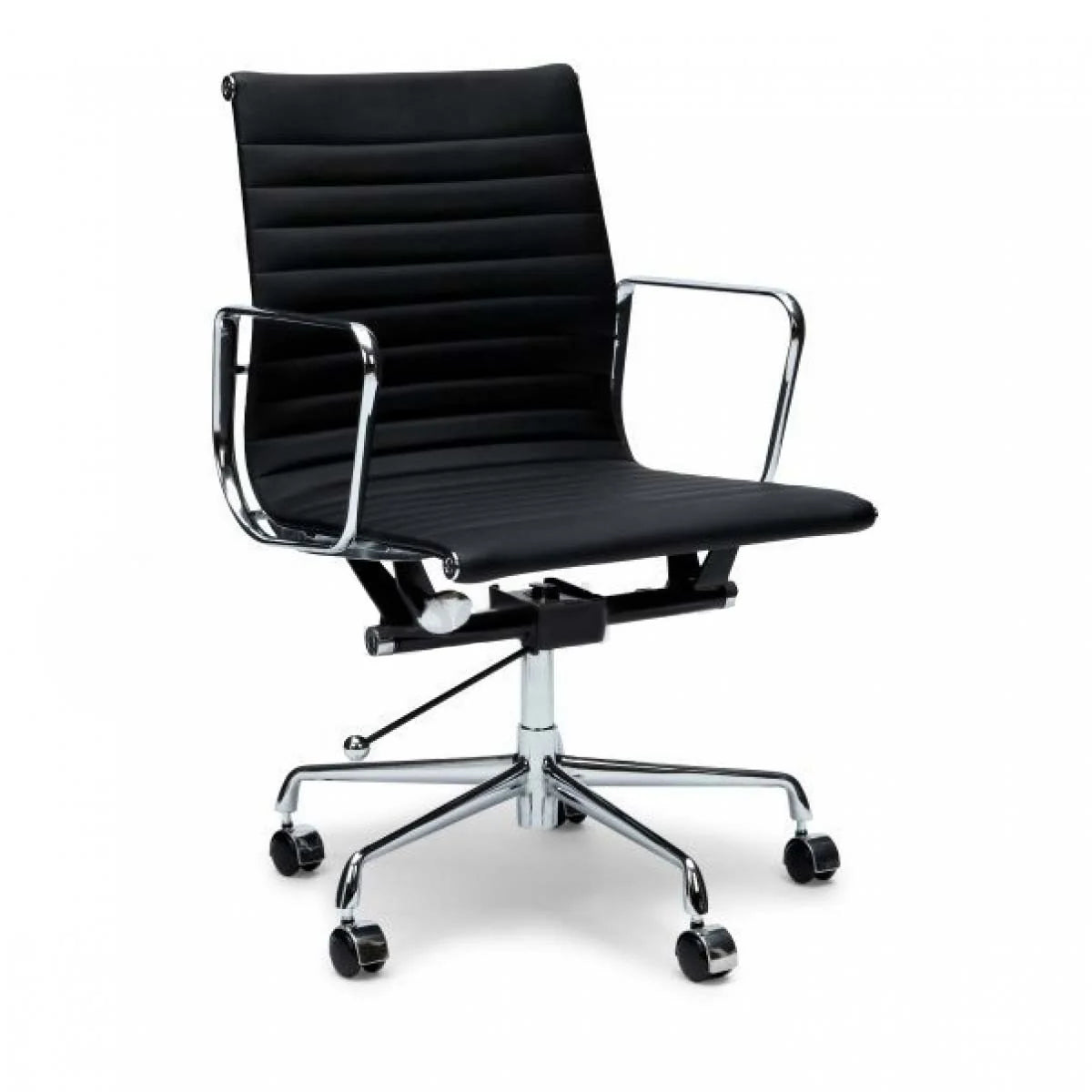 Leather Office Chair - Black