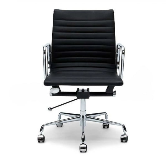 Leather Office Chair - Black