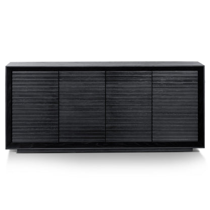 1.8m Wooden Sideboard - Black Oak - Last one