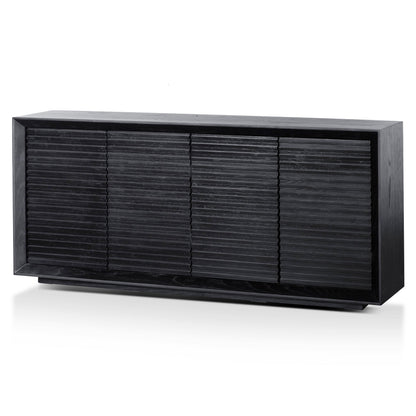 1.8m Wooden Sideboard - Black Oak - Last one