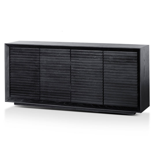 1.8m Wooden Sideboard - Black Oak - Last one