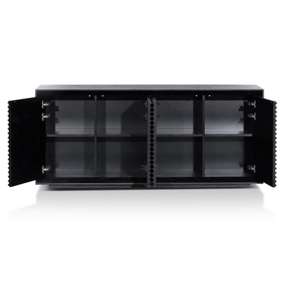 1.8m Wooden Sideboard - Black Oak - Last one