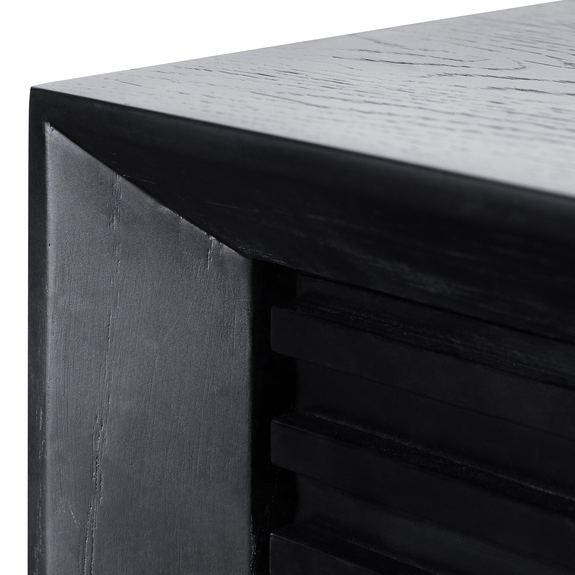 1.8m Wooden Sideboard - Black Oak - Last one