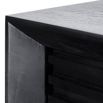 1.8m Wooden Sideboard - Black Oak - Last one