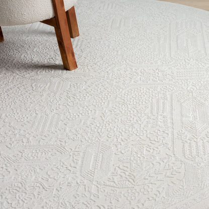 Fable 471 Ivory Round Rug