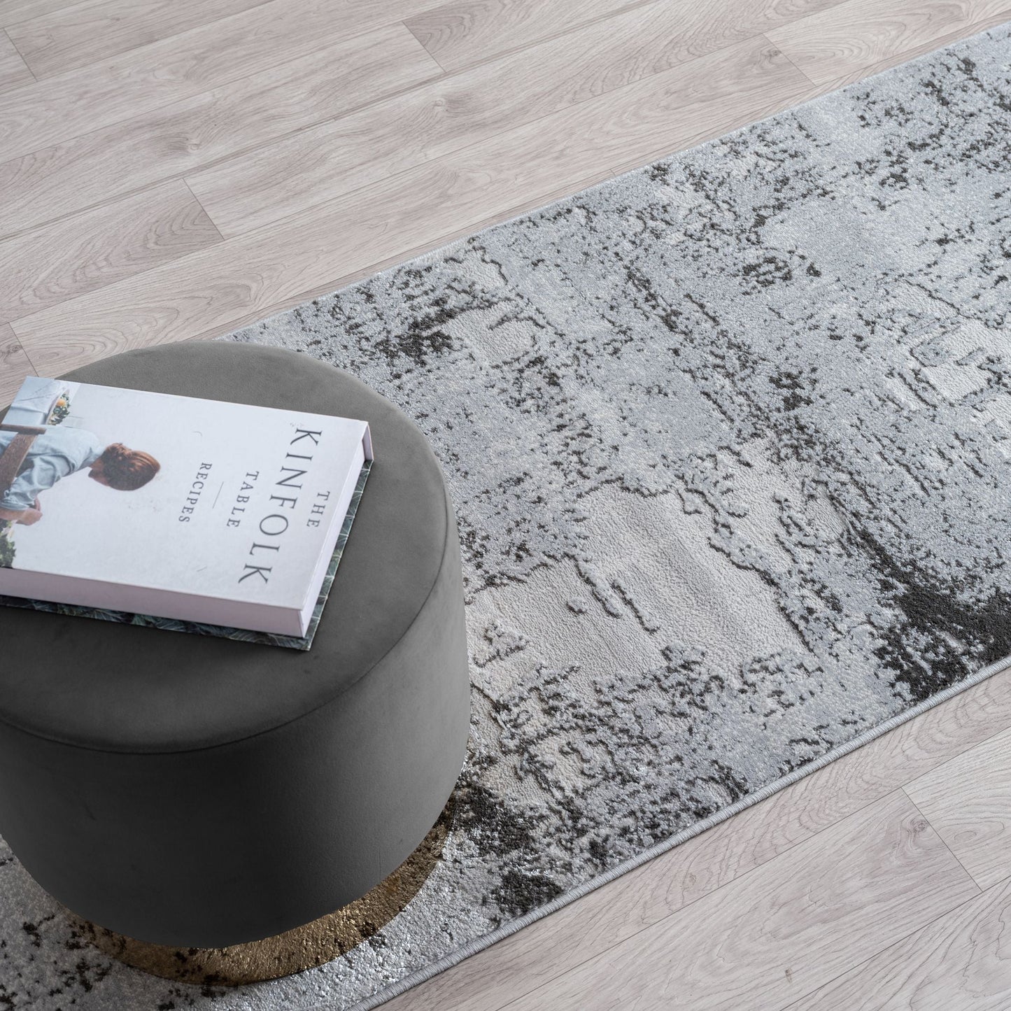 Amber 181 Silver Hallway Runner