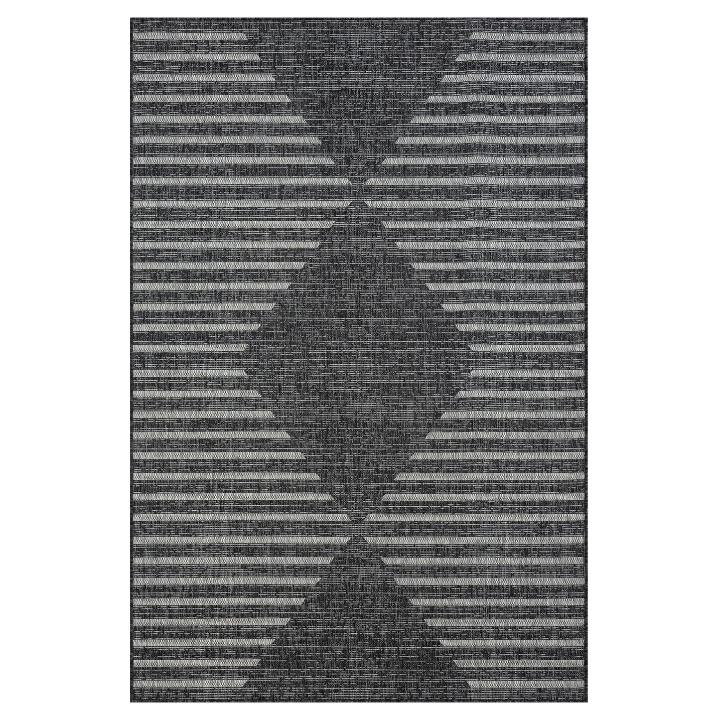 Alfresco 425 Ebony Rectangle Rug