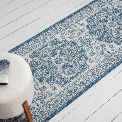 Patio 455 Denim Hallway Runner