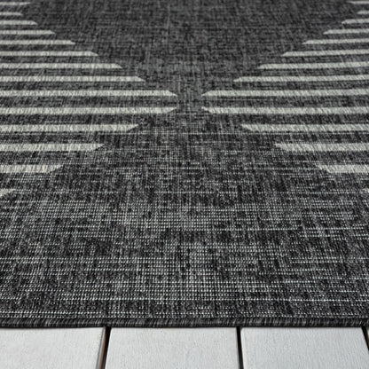 Alfresco 425 Ebony Rectangle Rug