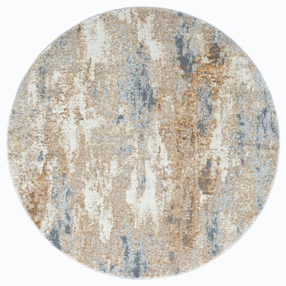 Amber 187 Taupe Round Rug