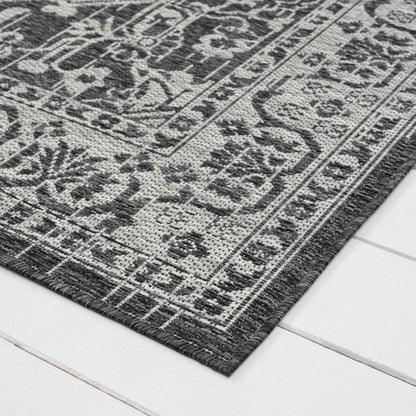 Alfresco 424 Slate Rectangle Rug