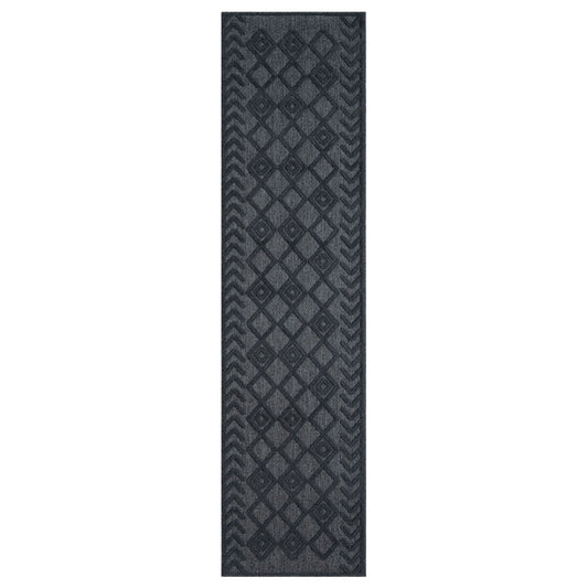 Calm 416 Charcoal Hallway Runner