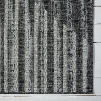 Alfresco 425 Ebony Rectangle Rug