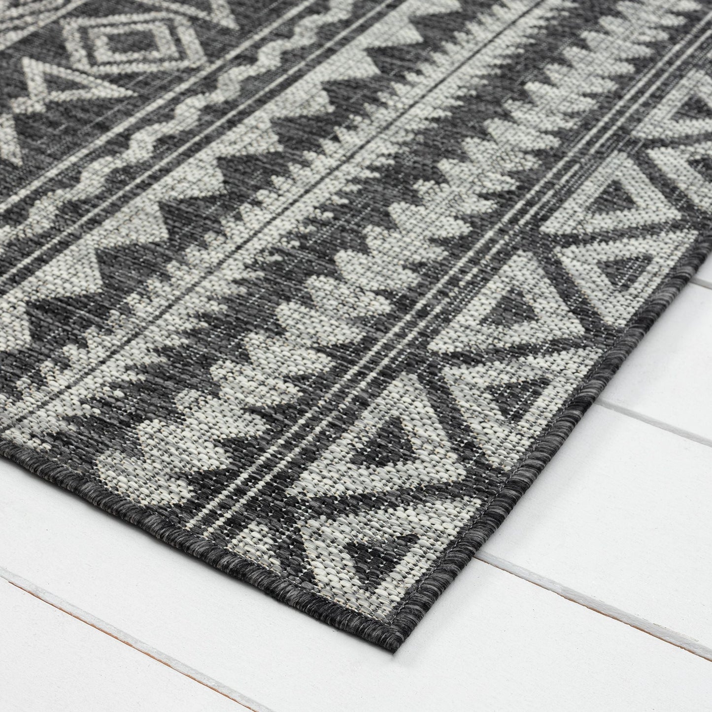 Alfresco 421 Charcoal Rectangle Rug