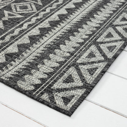 Alfresco 421 Charcoal Rectangle Rug