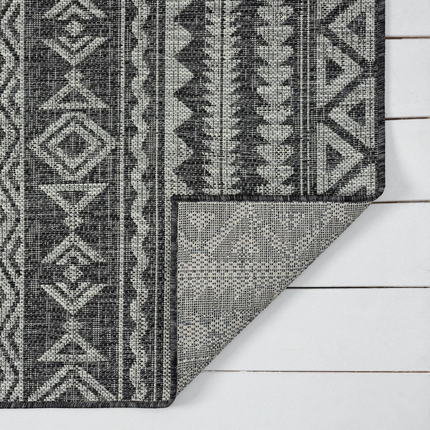 Alfresco 421 Charcoal Hallway Runner