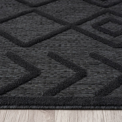 Calm 416 Charcoal Rectangle Rug