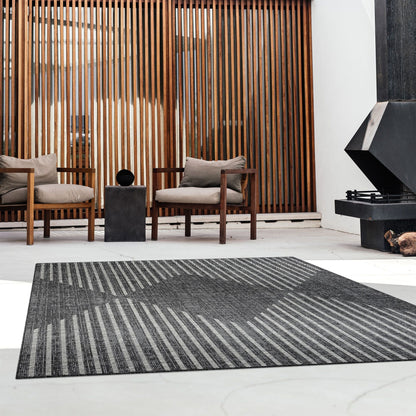 Alfresco 425 Ebony Rectangle Rug