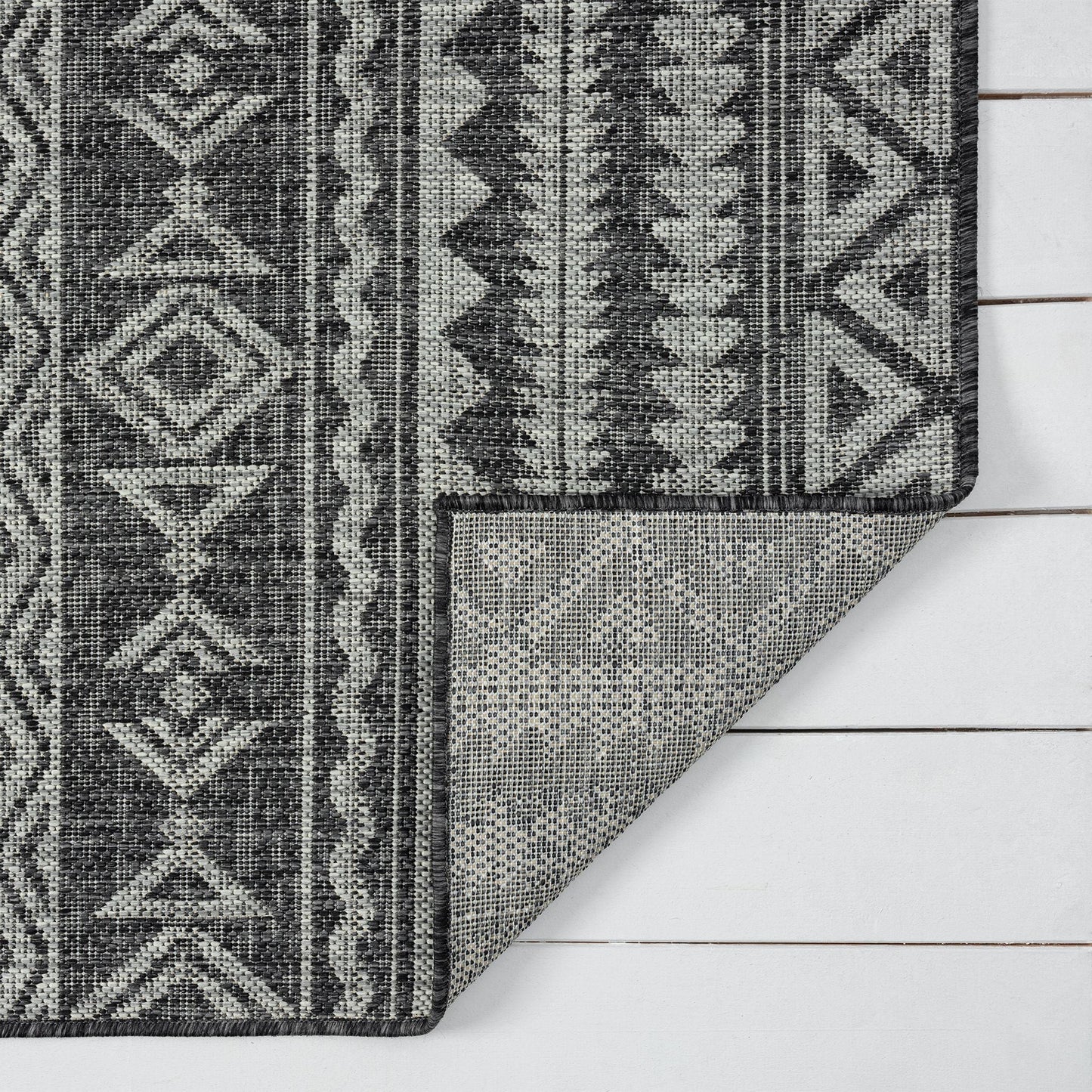 Alfresco 421 Charcoal Rectangle Rug