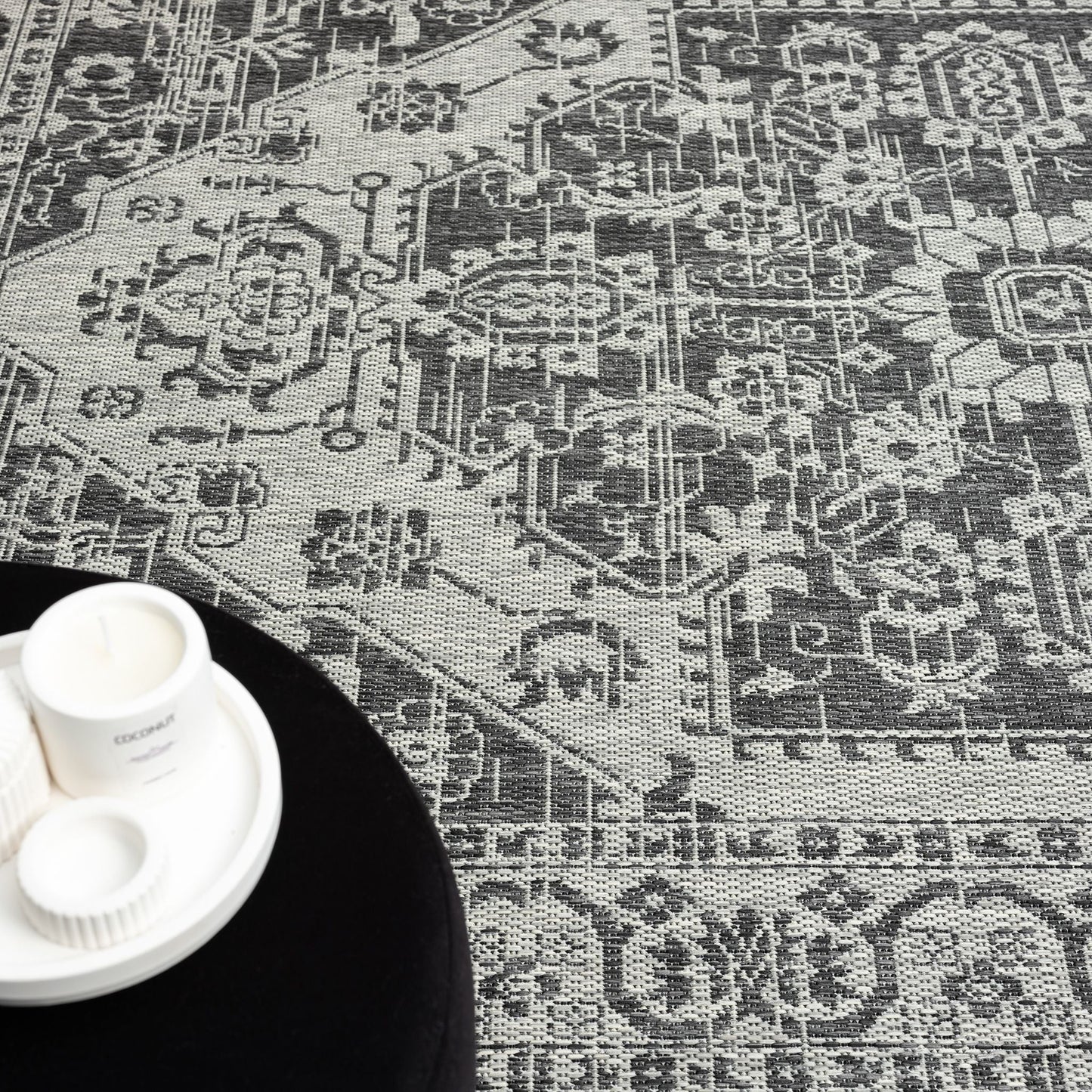 Alfresco 424 Slate Rectangle Rug