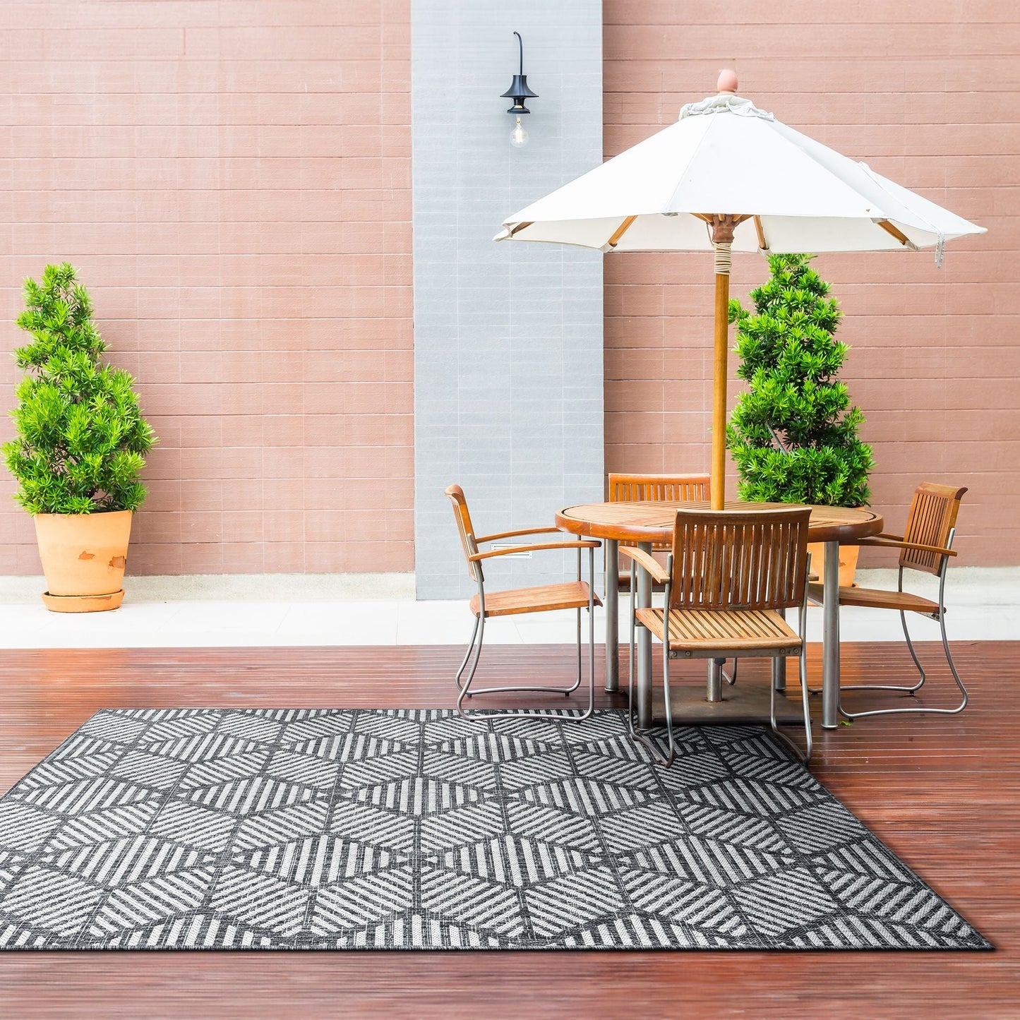 Alfresco 420 Steel Rectangle Rug