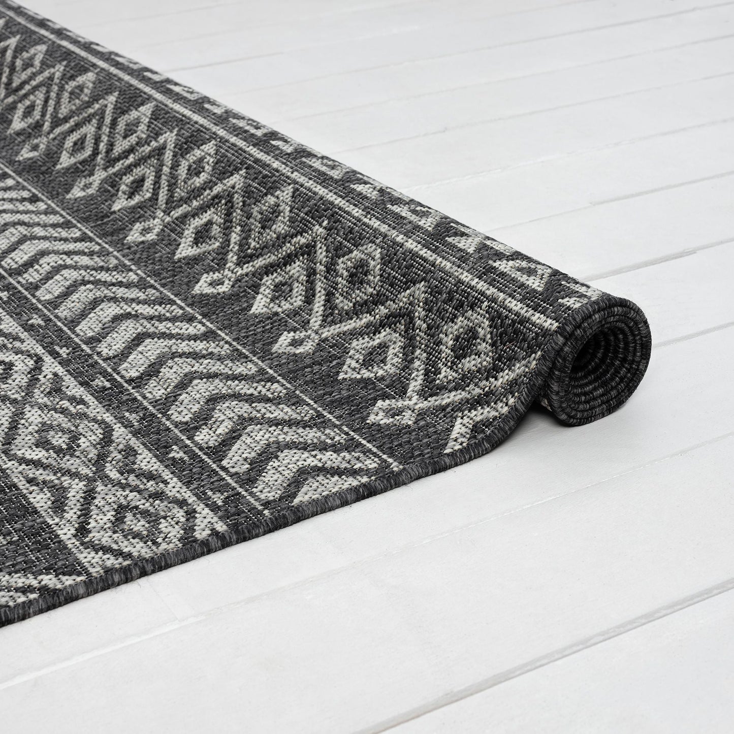 Alfresco 421 Charcoal Hallway Runner