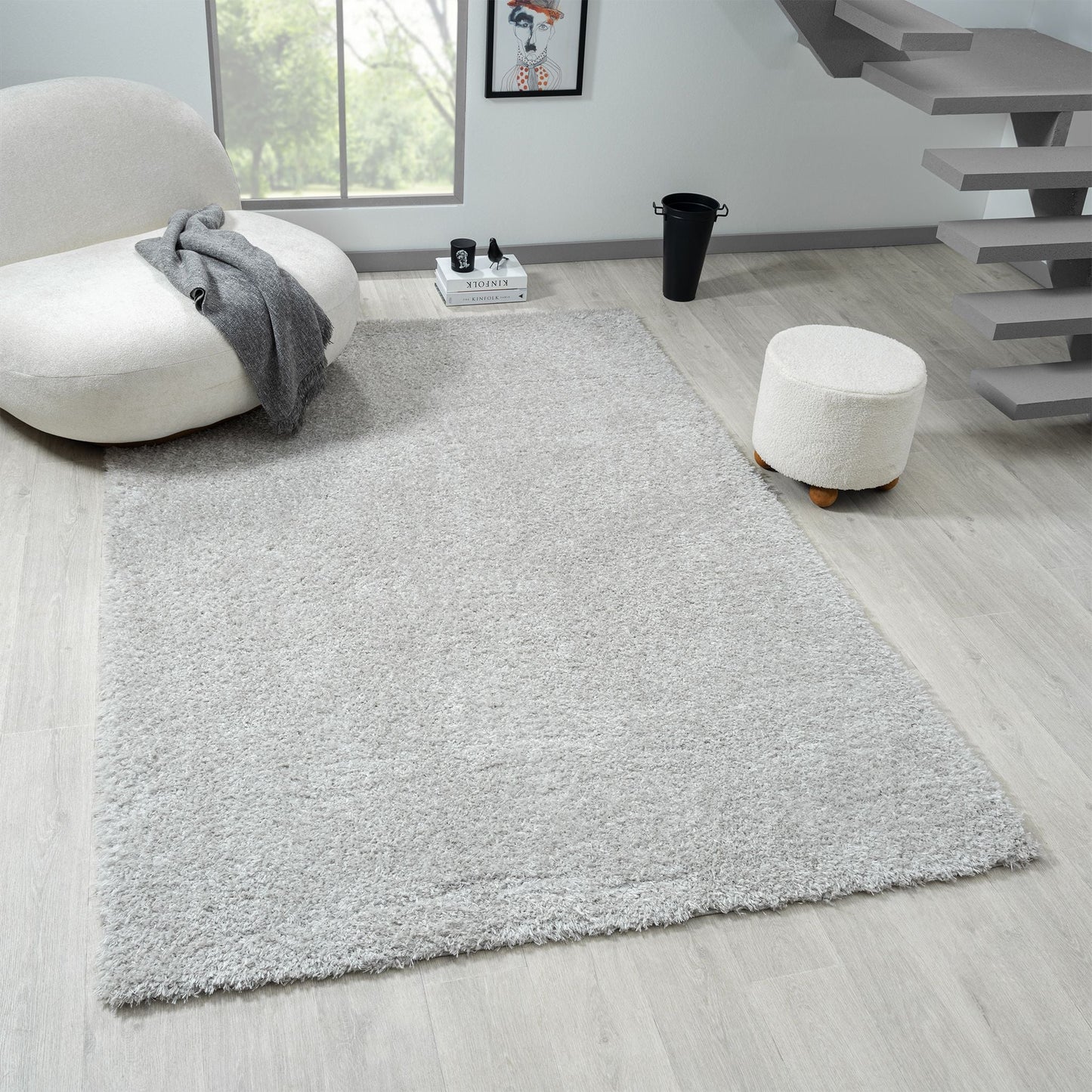 Fleecy 398 Cloud Rectangle Rug