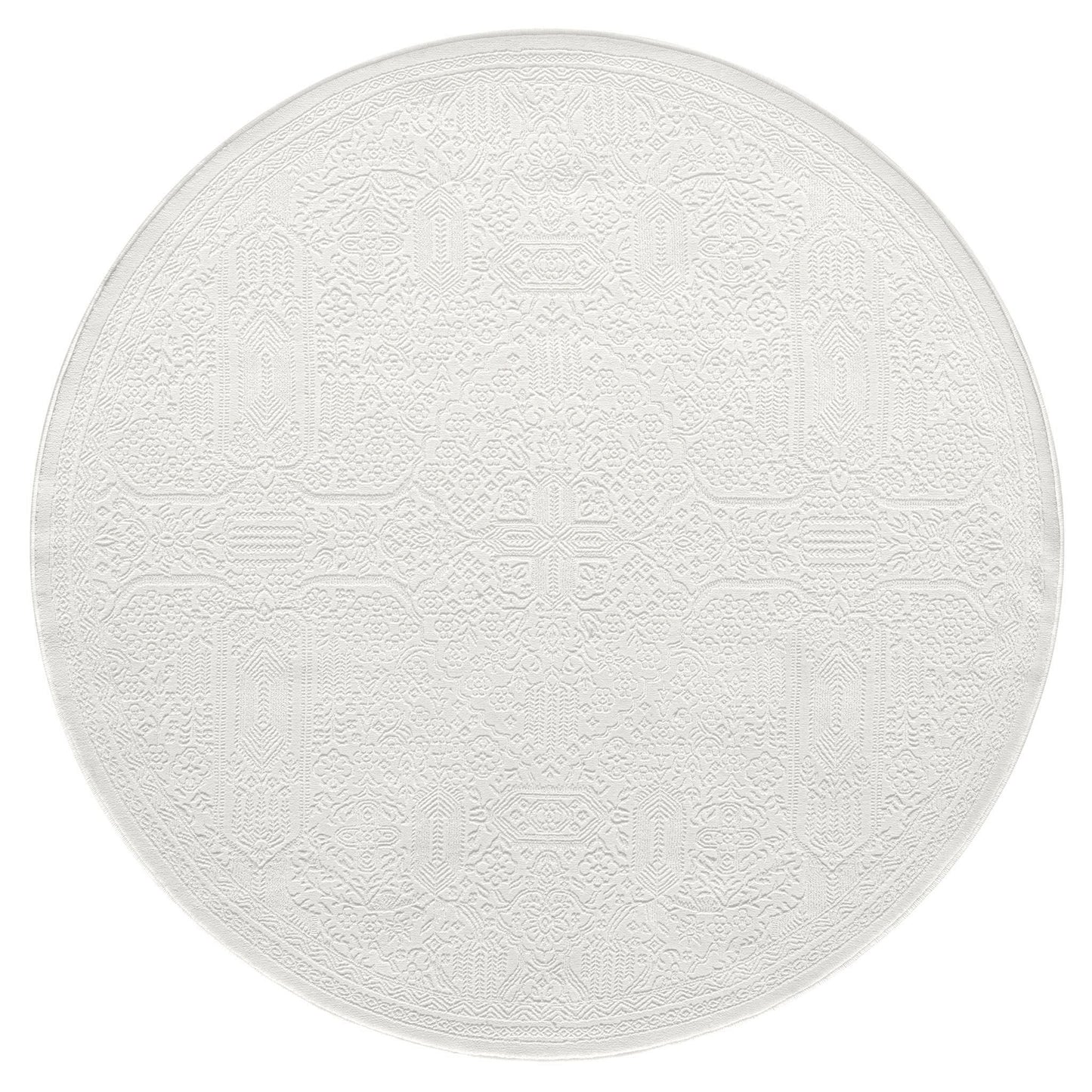 Fable 471 Ivory Round Rug