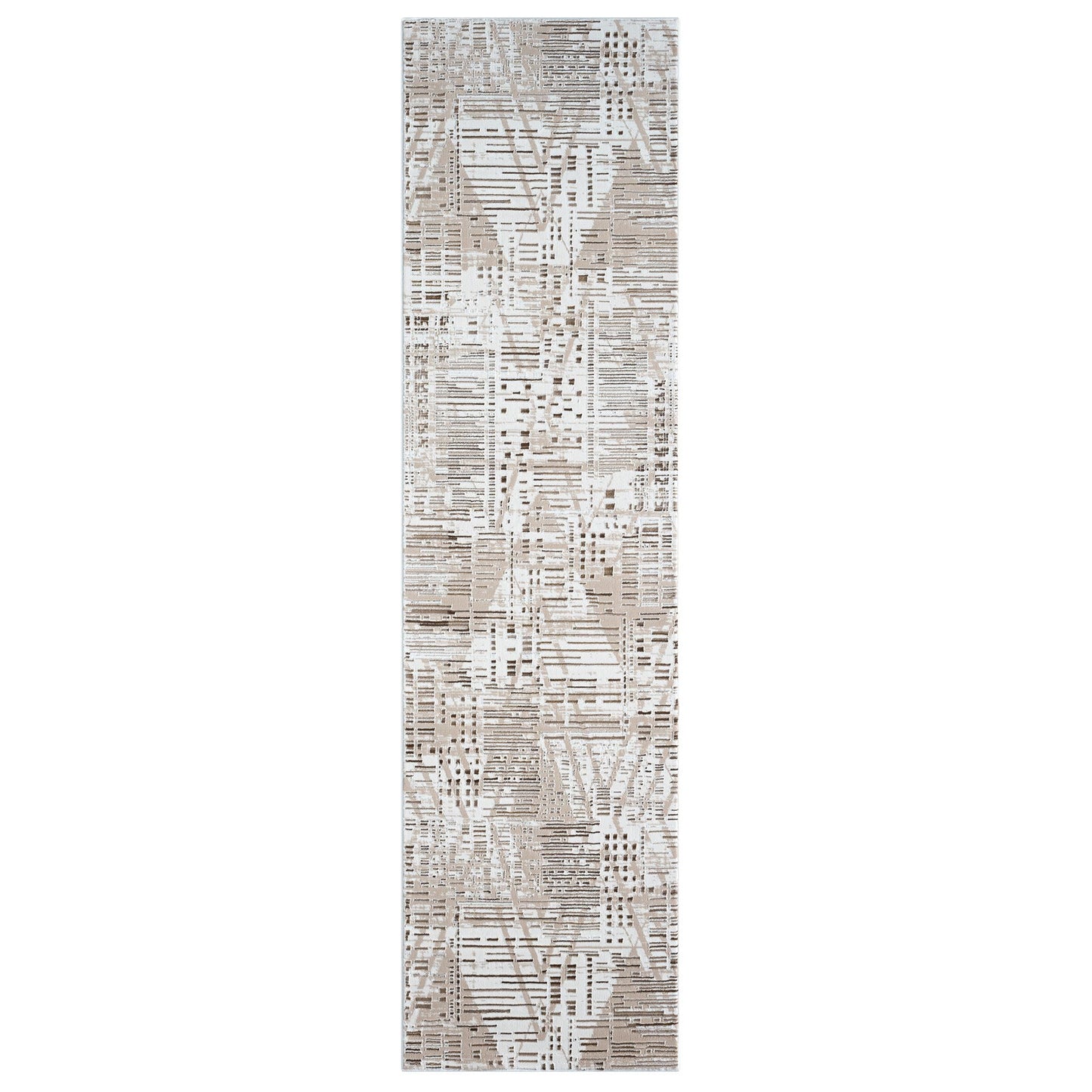 Fable 473 Taupe Hallway Runner