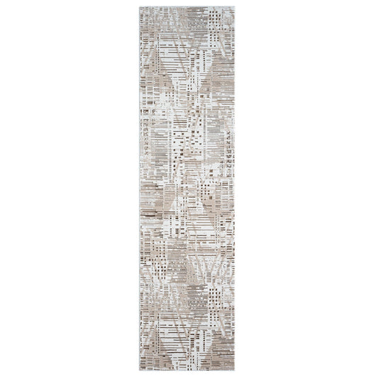 Fable 473 Taupe Hallway Runner