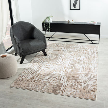 Fable 473 Taupe Rectangle Rug