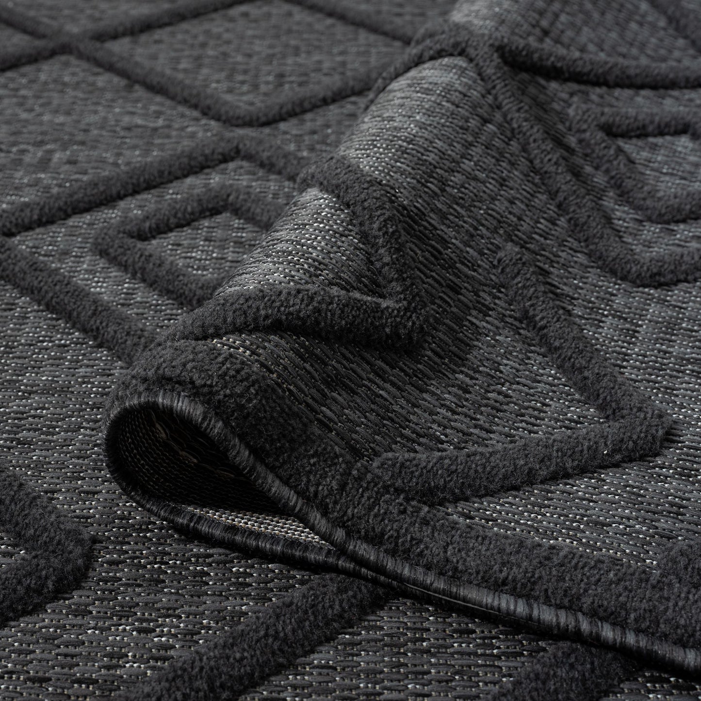 Calm 416 Charcoal Rectangle Rug