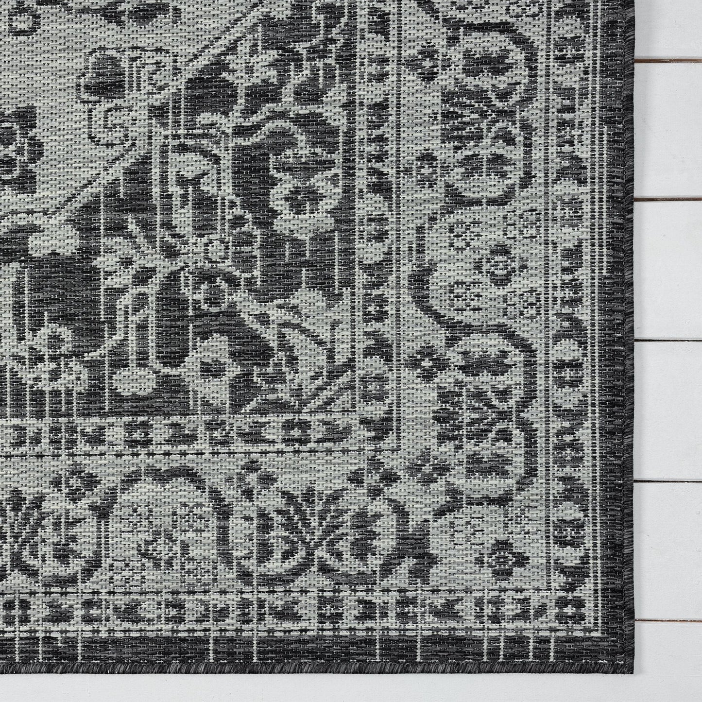 Alfresco 424 Slate Rectangle Rug