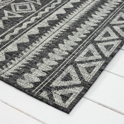 Alfresco 421 Charcoal Hallway Runner