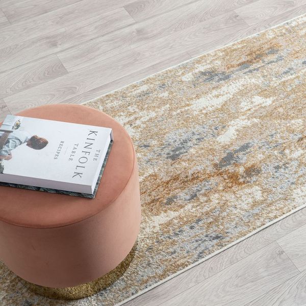 Amber 187 Taupe Hallway Runner
