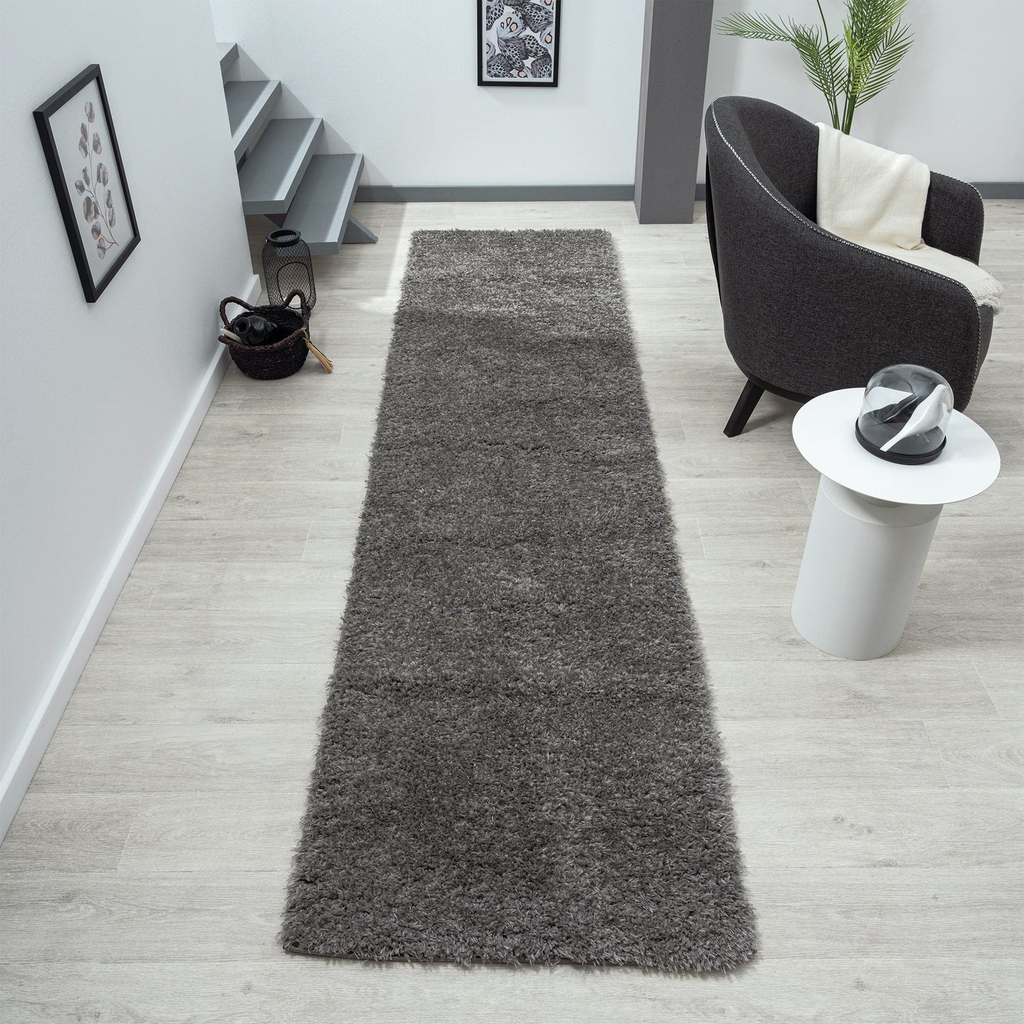 Fleecy 395 Ash Hallway Runner