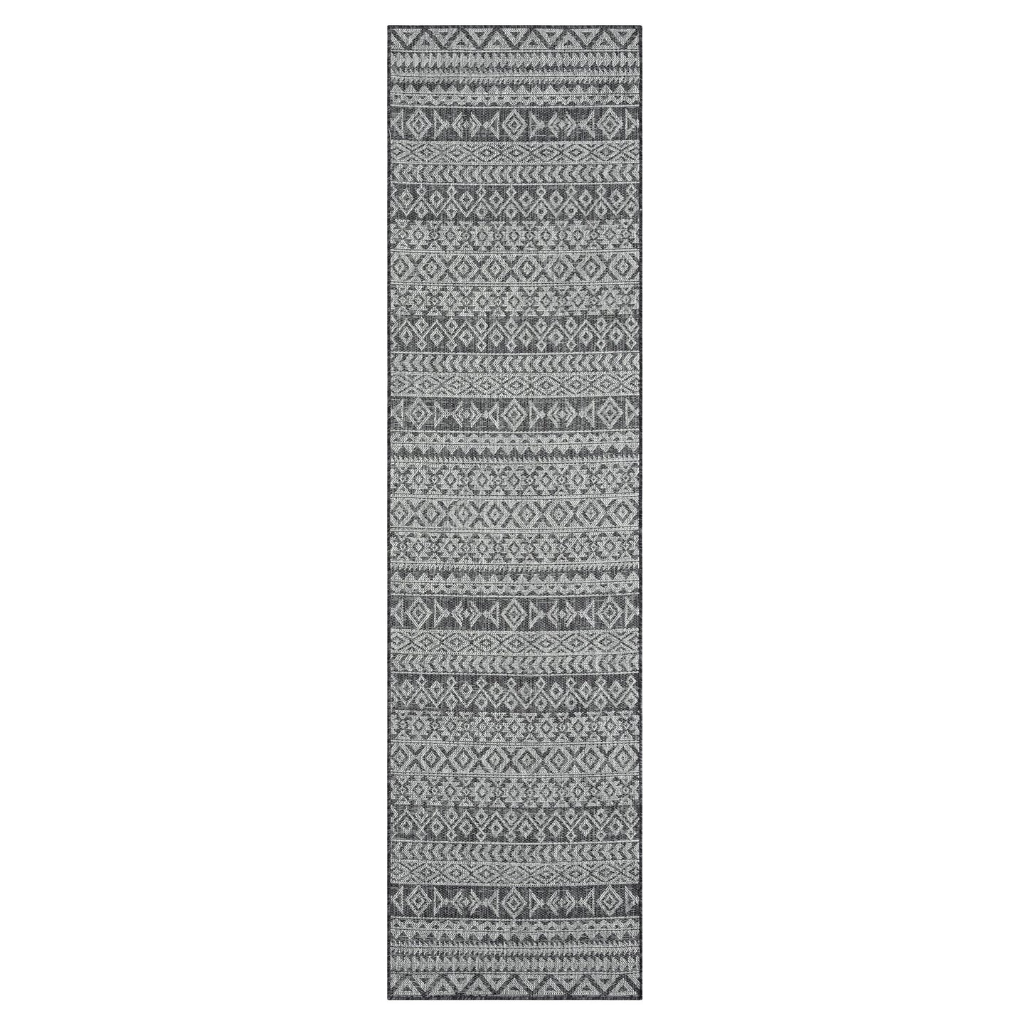 Alfresco 421 Charcoal Hallway Runner